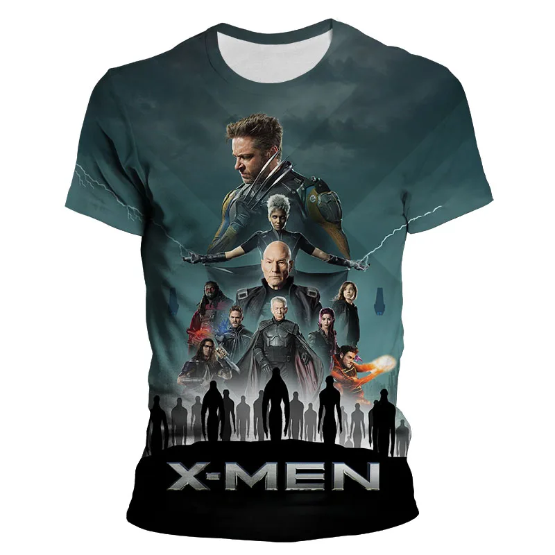 

Marval X-Men 3D Print Men Tee Shirt Fashion Summer Oversized T Shirt For Women Short Sleeve Cool Streetwear Children Tshirt