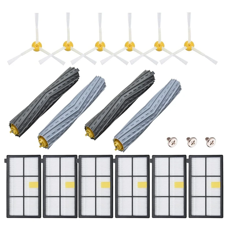 

Сменные детали, аксессуары, совместимые с IRobot Roomba 980 860 870, щетка с фильтром, роликовый пылесос, пополнение