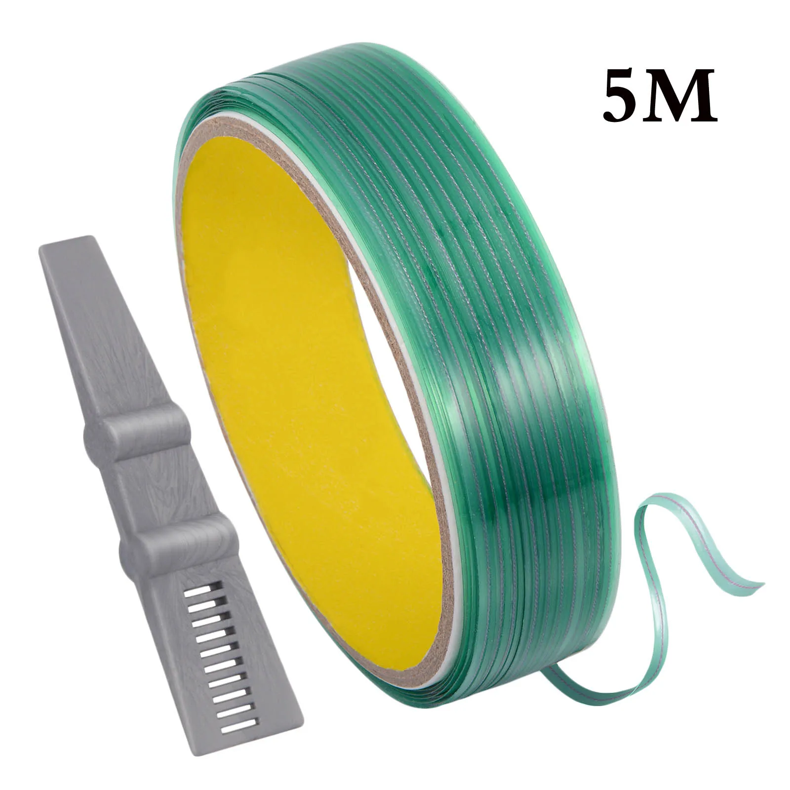 

2PC 5M 16.4FT Vinyl Wrap Carbon Fiber Film Knifeless Tape Design Line+Car Stickers Cut Aid Squeegee Cutting Tape Car Accessories