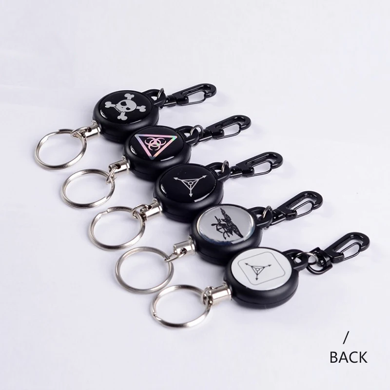 Телескопический брелок для ключей TAD гибкий держатель с функцией защиты от кражи