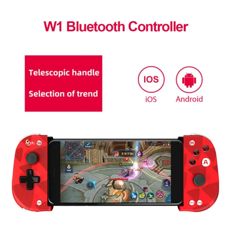 

Новый беспроводной Телескопический игровой контроллер Bluetooth, беспроводной геймпад, джойстик для iOS, Android с USB-кабелем