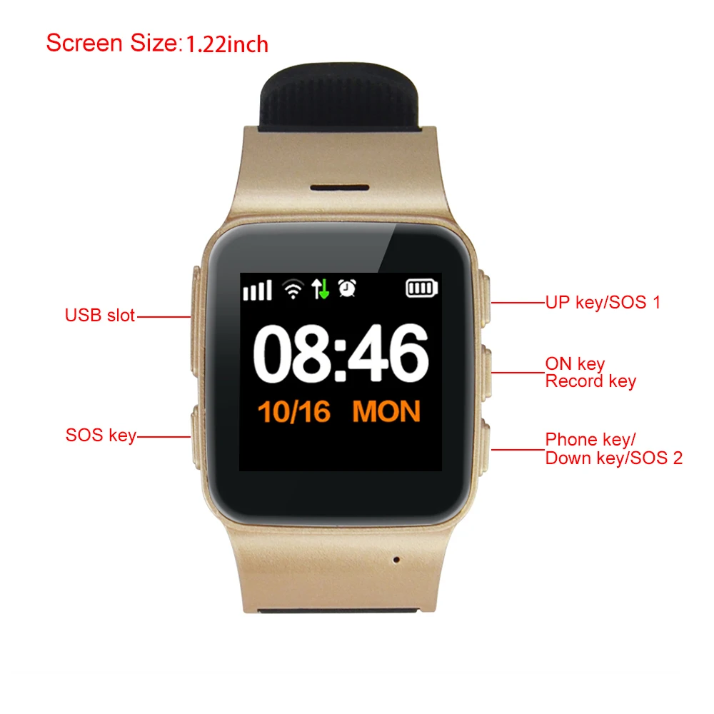 Водонепроницаемый GPS трекер для детей и пожилых людей с поддержкой Wi Fi|GPS-трекеры|