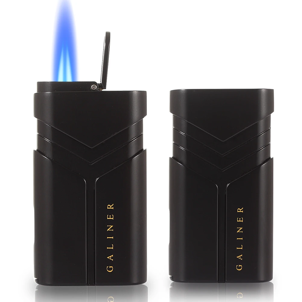 Газовая Бутановая фонарь жигалка GALINER ветрозащитная Зажигалка для сигар с 2