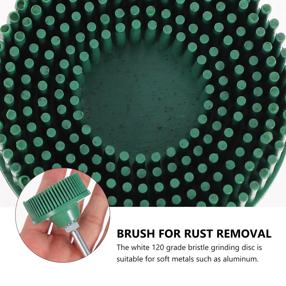 

6 PCS 2 inch Abrasive Disc Rubber Abrasive Brush for Rust Burr Removal
