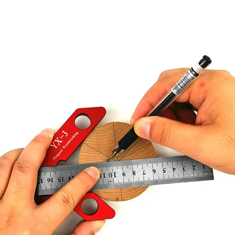 

Woodworking Scriber 45 90 Scribing Rule Marking Tool Scribe Layout Gauge 300mm