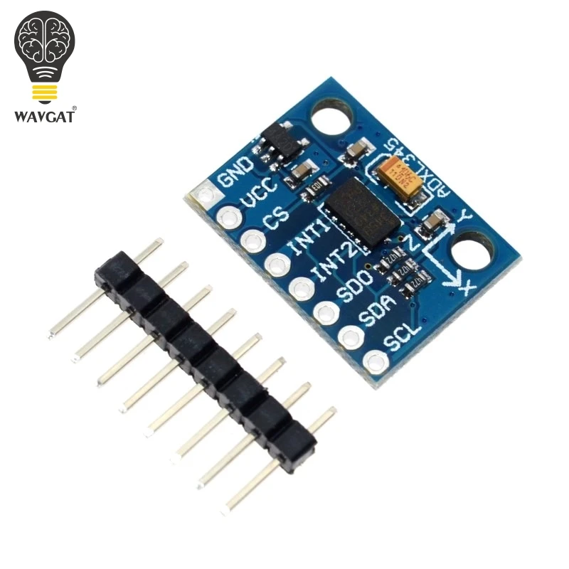 GY 291 ADXL345 3 осевой цифровой датчик силы тяжести Сенсор ускорение модуль IIC/SPI