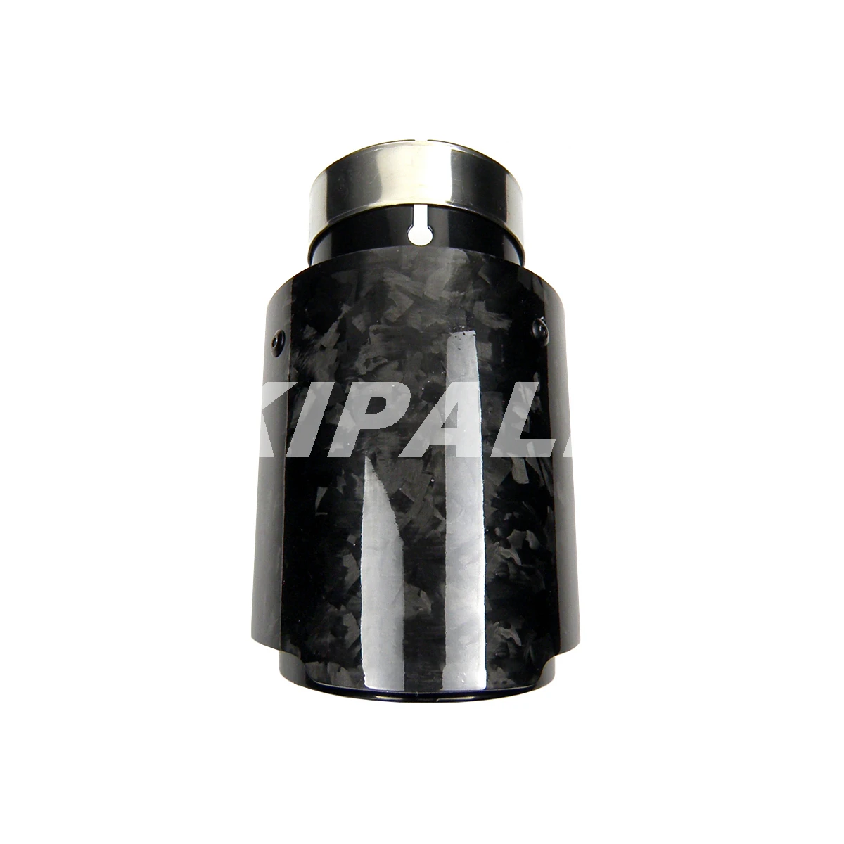 

Kipalm Автомобильный Универсальный Черный Нержавеющая сталь глянцевый кованый углеродное волокно глушитель наконечник выхлопной трубы