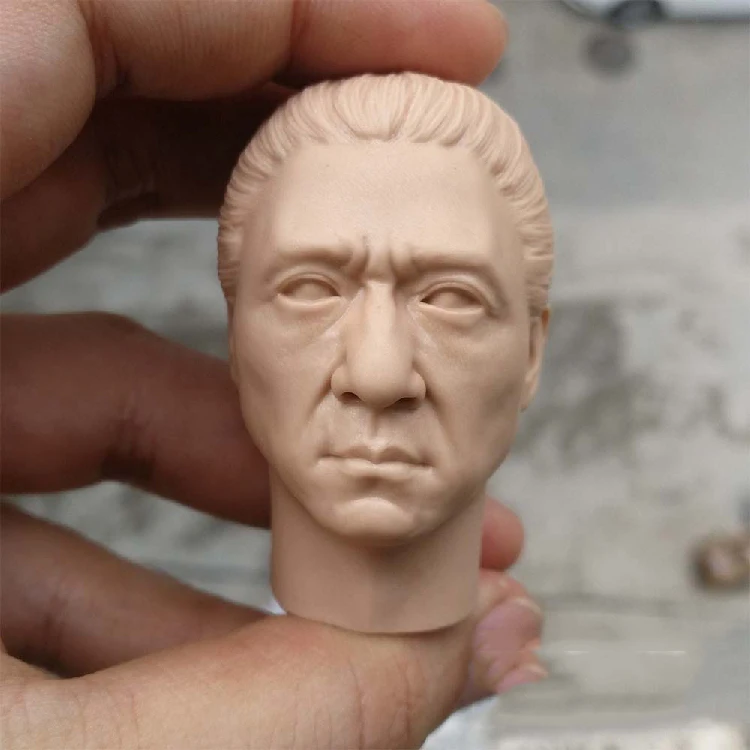 1/6 г. древний генерал Джеки Чан Неокрашенная голова для тела экшн фигурок 12