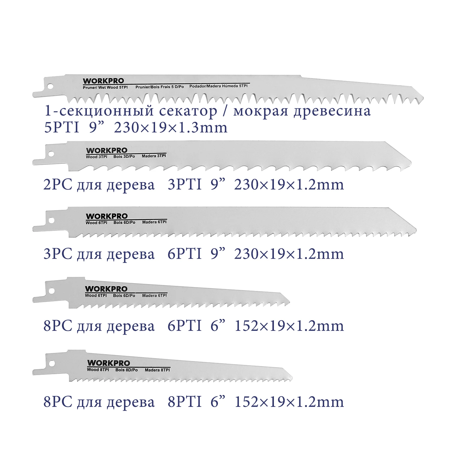 WORKPRO 32 шт. пилы для дерева, металла, режущие пилы, набор поршневых пильных дисков, аксессуары для электроинструмента