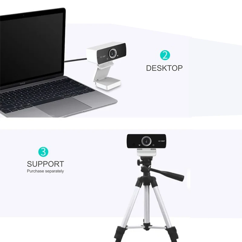 Веб-камера HD со встроенным микрофоном 1080P USB | Компьютеры и офис