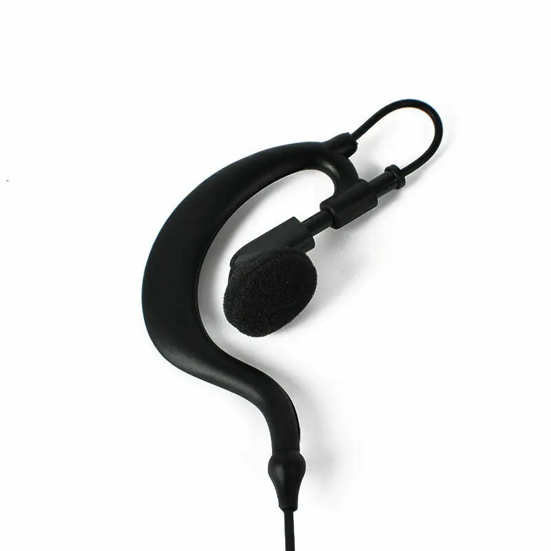

HYS Headset 3.5mm G Shape Earpiece for Ham Radio Icom Yaesu Motorola Receive only Walkie Talkie