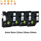 Ленты для ярлыков LW 69121924 мм, совместимый с Dymo D1, ленты для этикеток 45013 40913 43613 45018 40918 для Dymo LM160 LM280