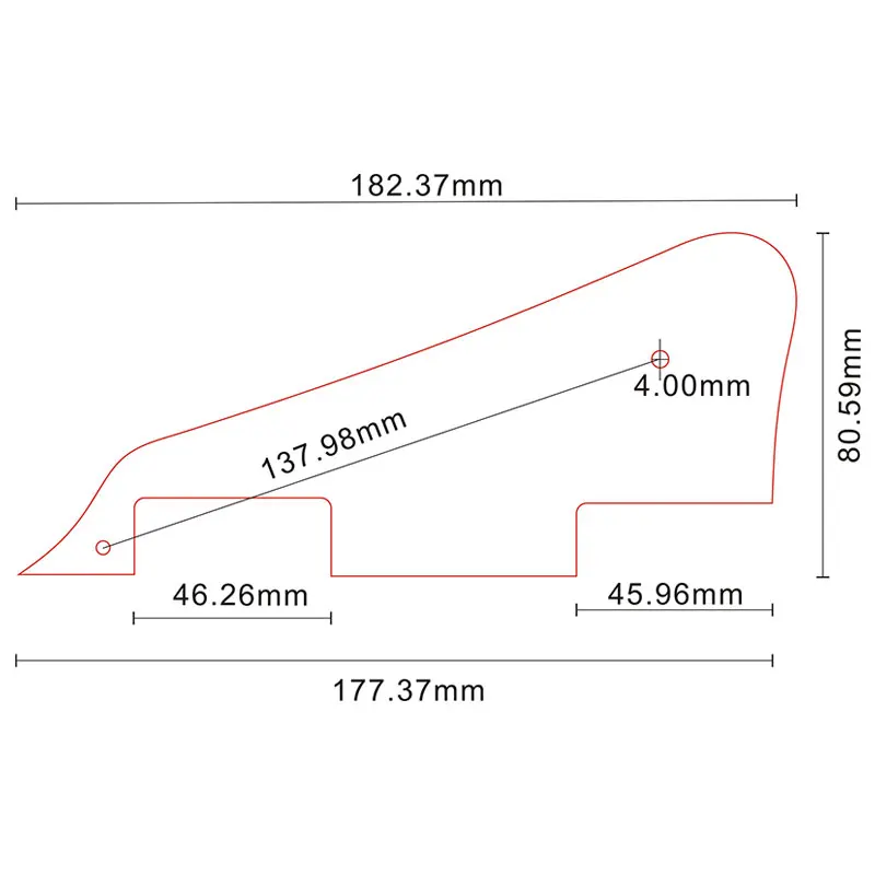 Новинка разноцветная защитная накладка Pleroo для электрической гитары Gibson Les Paul |