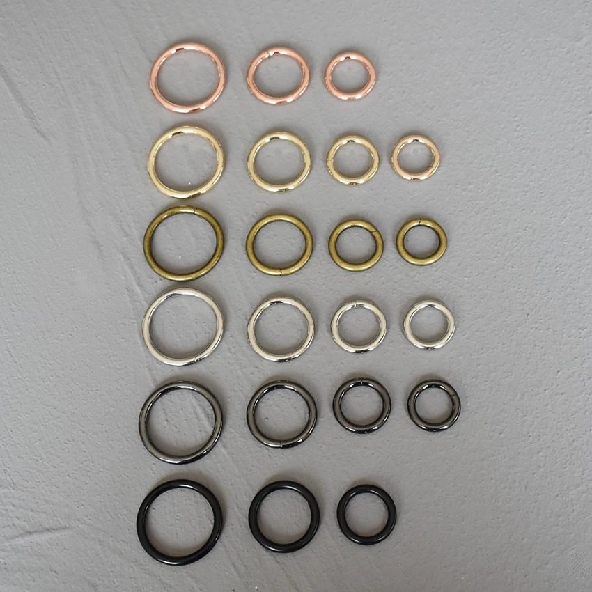 

1 Pcs 15mm/20mm/25mm/30mm belt buckle O Ring Leather Bag Belt Strap Dog Chain Buckle Snap Clasp Clip Bag Parts Accessories