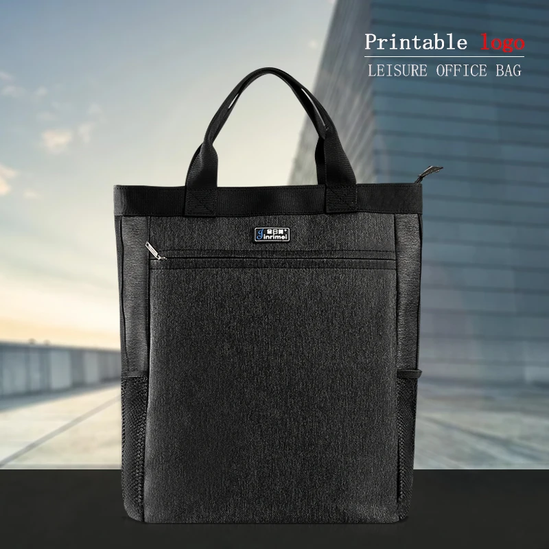 

Waterproof Large Capacity File Bag Business Office Storage Bag Multi Layer Canvas Storage Bag