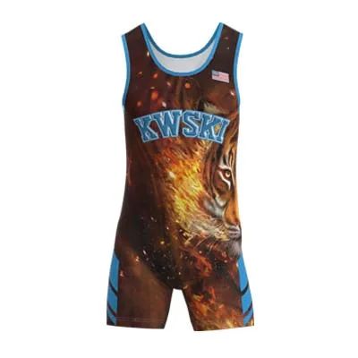 Style 5 Kawasaki Sublimated Wrestling Singlet for Men and Youth, Power lifting and Exercise Equipment MMA Wrestling Cloth Underwear - Цвет: Style 5