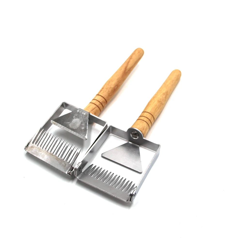 Одна штука для снятия меда пчелы скребок пчеловодства из нержавеющей стали с