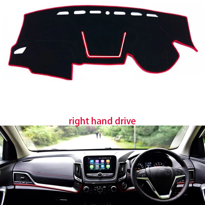 

Car Dashboard Cover Mat for changan CS55 2017-2018 Right Hand Drive Dashmat Pad Dash Mat Covers Dashboard Accessories