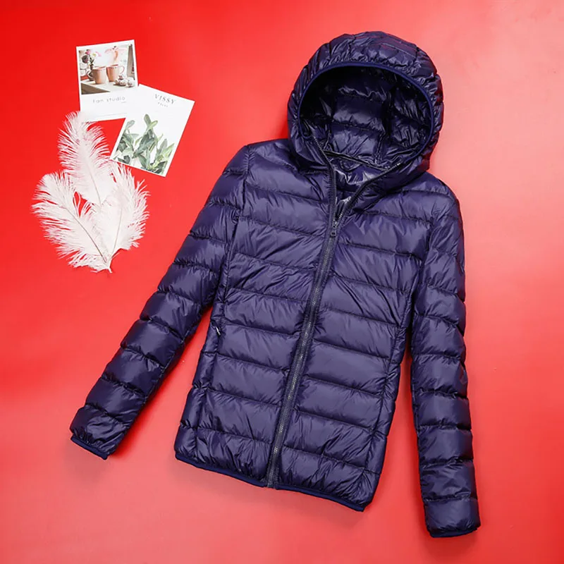 Женская куртка 2020 зимнее пальто на утином пуху парка куртки карамельных цветов