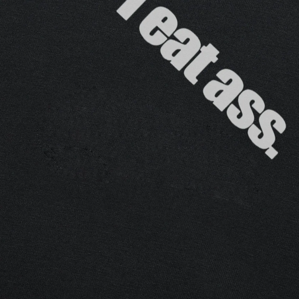 Летняя новая мужская футболка с принтом I Eat Ass хлопковая короткими рукавами и