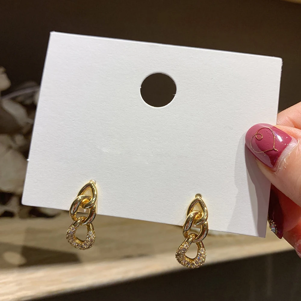 Женские серьги-кольца в Корейском стиле серебристые металлические ретро 2019 |