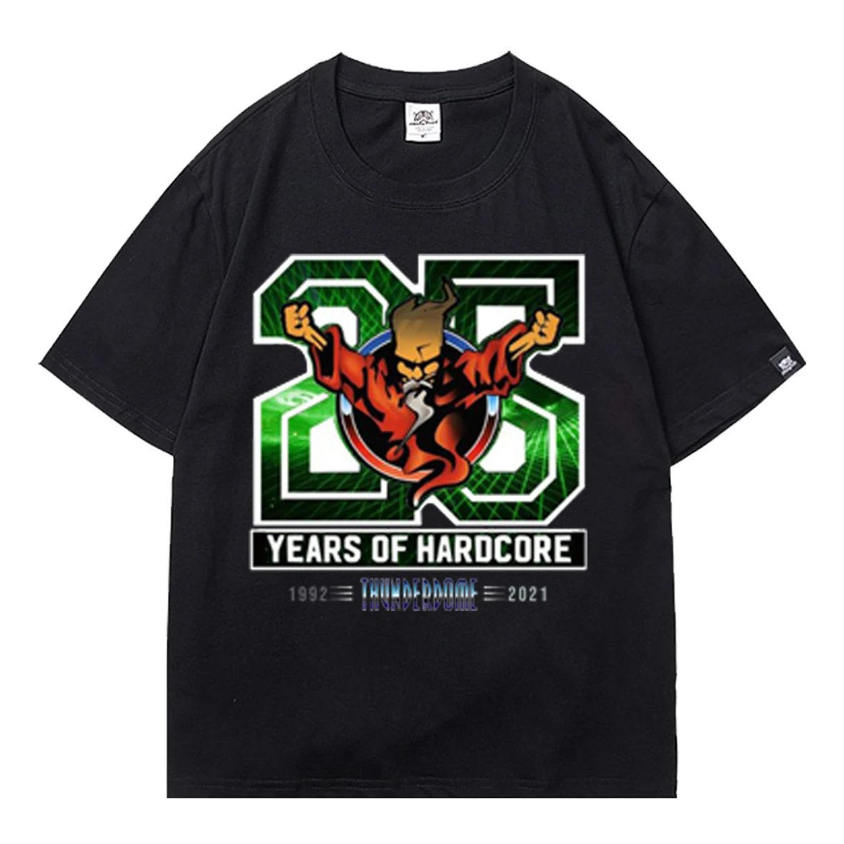 

Streetwear Oversized T-shirt Thunderdome Short Sleeve T-shirts Unisex Men's Clothing Summer Tees Tops Cartoon Anime Men T Shirt