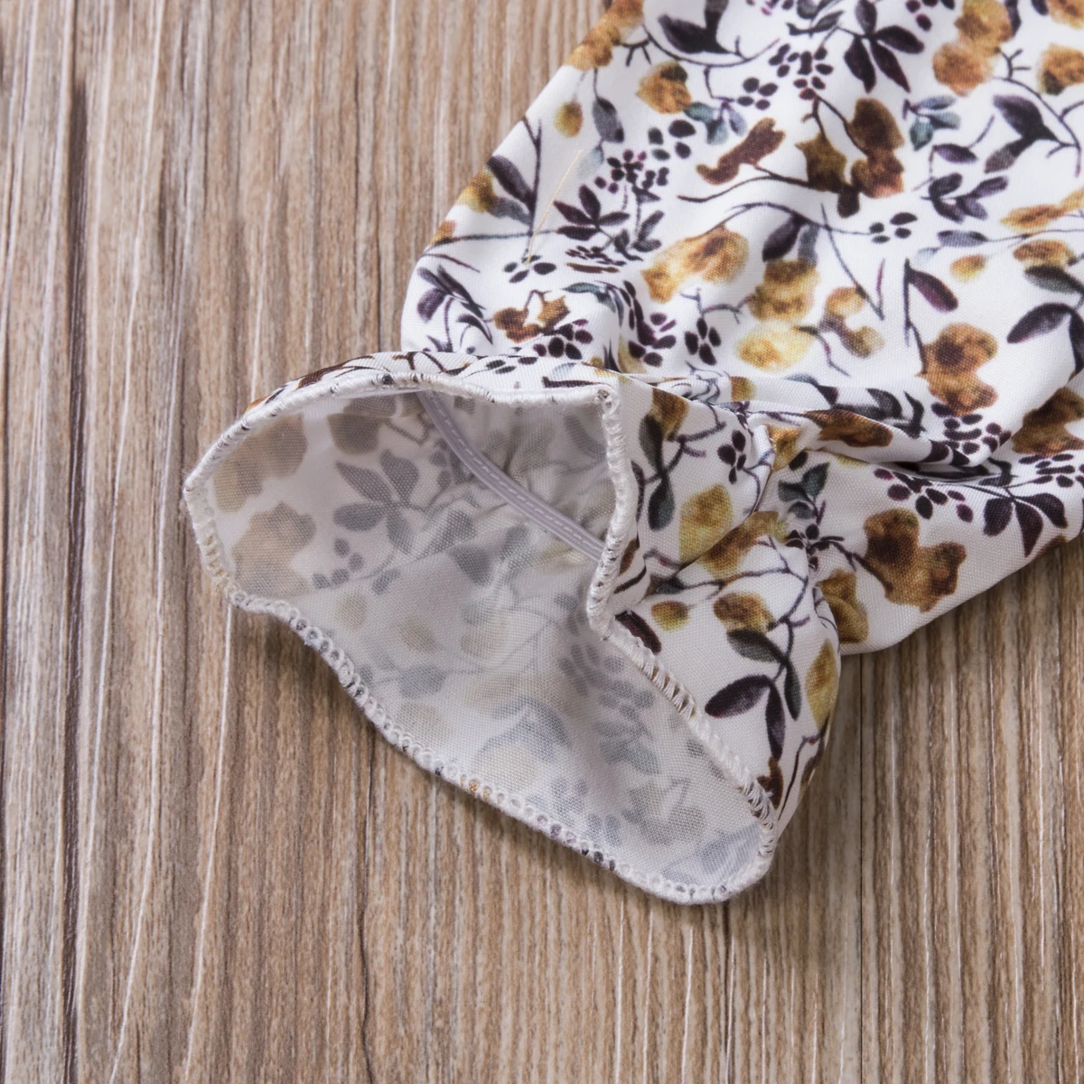 Детский комплект одежды От 1 до 5 лет для маленьких девочек Топ с длинным рукавом и