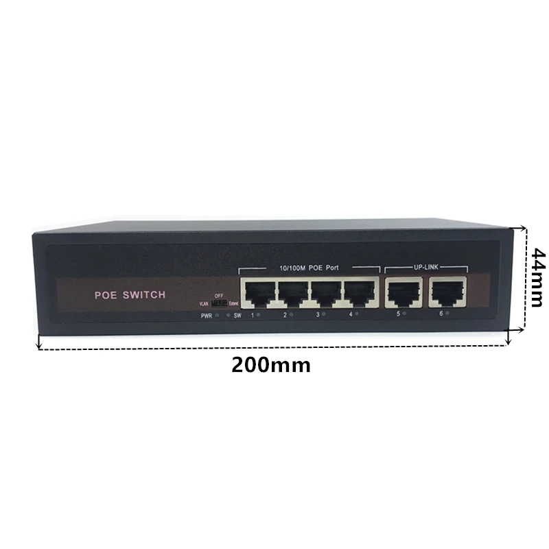 Коммутатор POE 48 В 5 портов 100 Мбит/с IEEE 802 3 af/at |