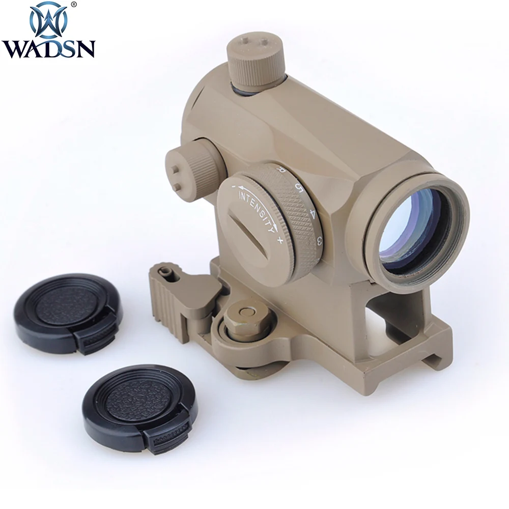 Wadsn страйкбол тактический мини 1X24 T1 красный зеленый точечный прицел с подсветкой