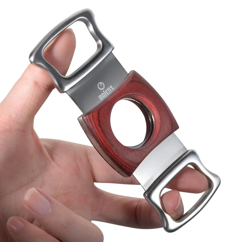 Гумидор со стеклянным верхом с гигрометром резак из нержавеющей стали Вмещает 15