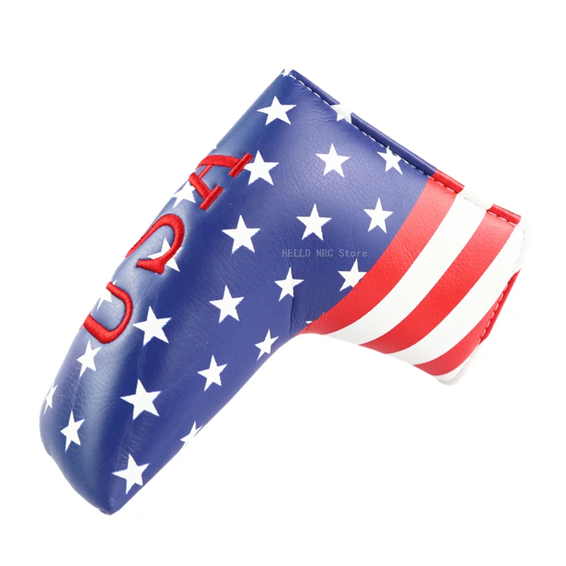

Golf head covers Blade putter Accessories Thick PU USA Velcro Closure Two color