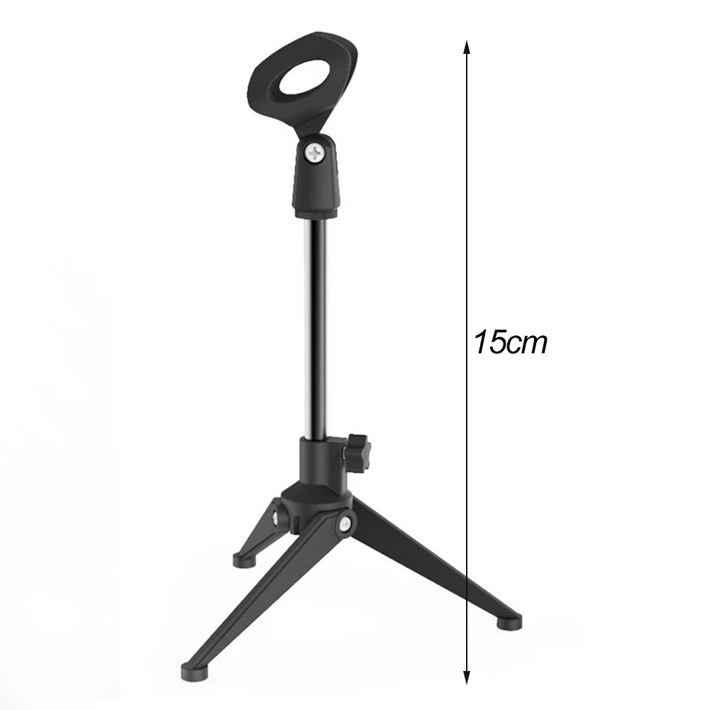 Adjustable Removable Desktop Microphone Mount Tripod Bracket Holder with Clip | Электроника