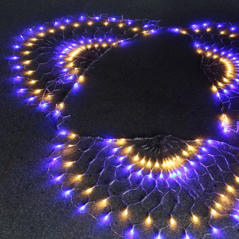 Светодиодные светильники Павлин 220 В Свадебный декор Рождественская сказочная