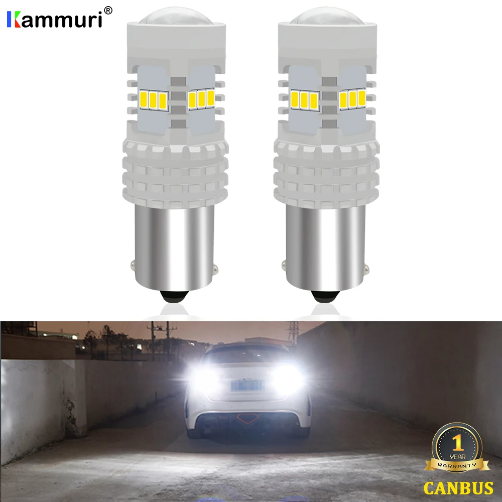 P21W светодиодный белый Canbus BA15S Автомобильный лампы для Skoda Octavia 1 2 3 MK1 MK2 MK3 A4 A5 A7 FL 5E