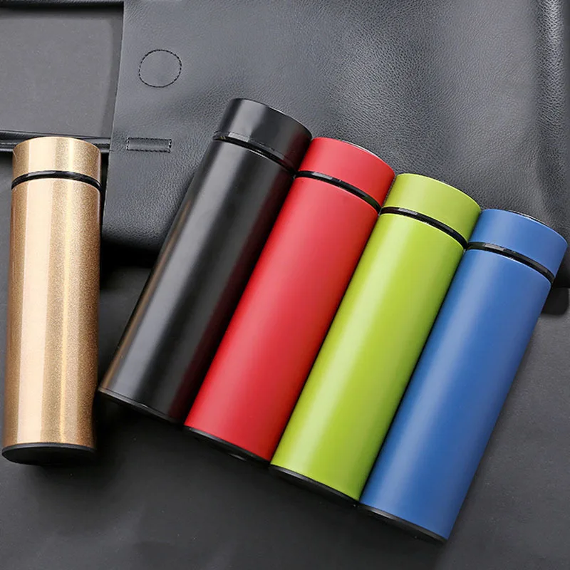 

500ml Stainless Steel Thermos Water Bottle Vacuum Flasks Thermoses Coffee Cup Christmas Gifts