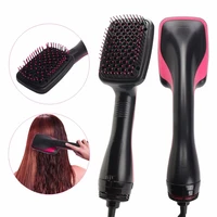 professional hair dryer brush 2 in 1 electric hair blow dryer brush hot air hair curls comb salon hair styler comb dropshipping