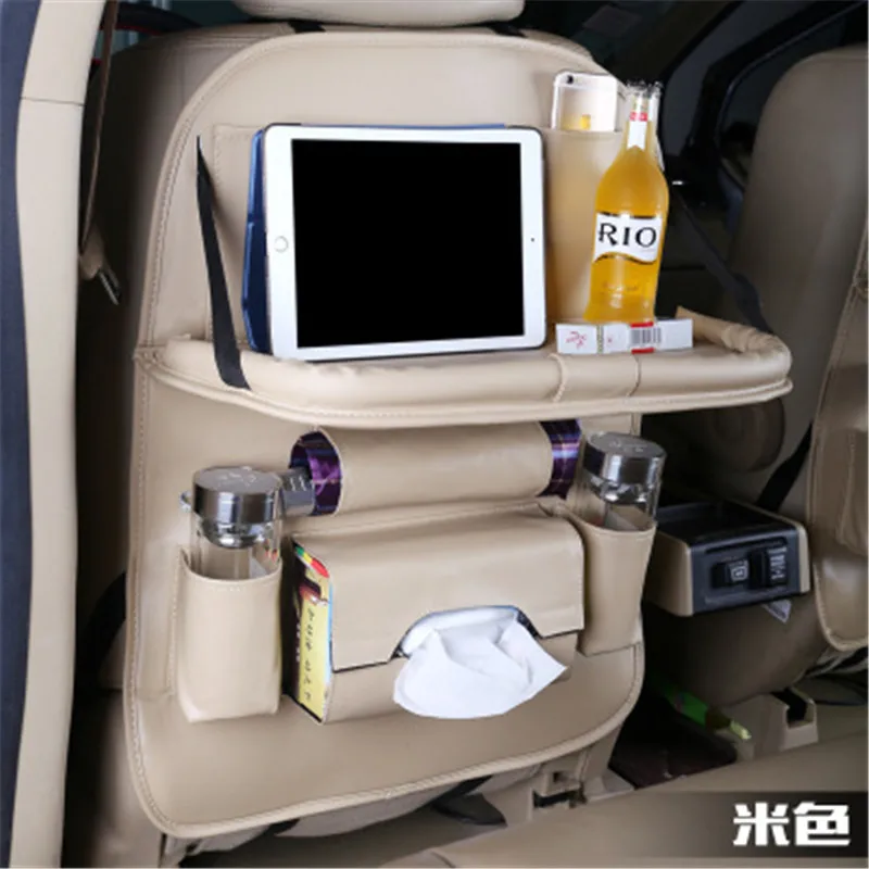 50*65CM Car Backseat Storage Bag Organizer Multi-Pocket Table Tray Pad Phone Cup Tissue Drink Umbrella Holder Box Foldable Shelf |