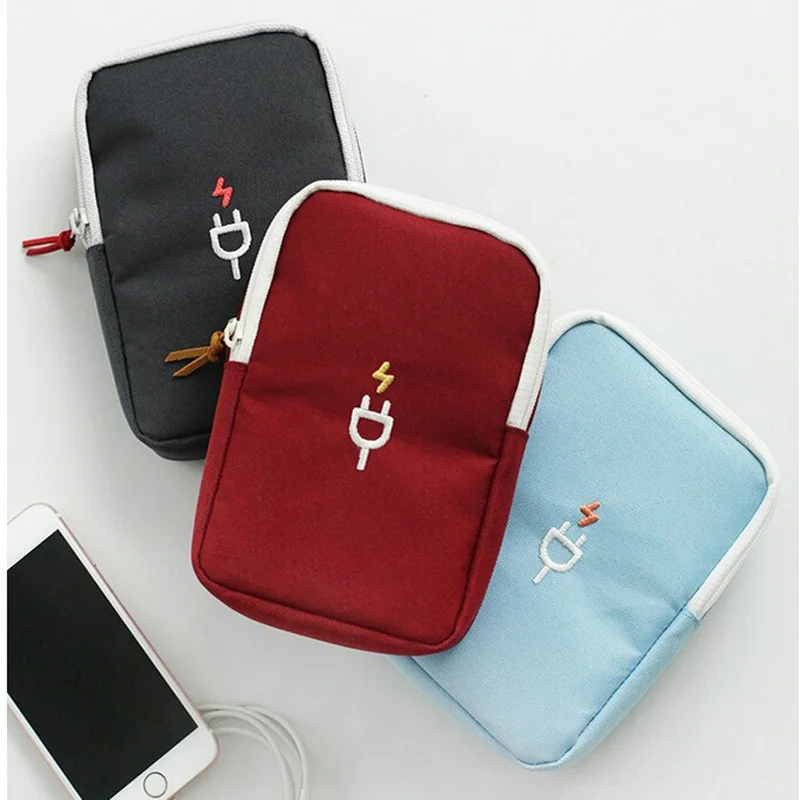 

Портативный USB дорожный портативный кейс для наушников, кабель для передачи данных, портативный кейс, органайзер, чехол, дорожные аксессуар...