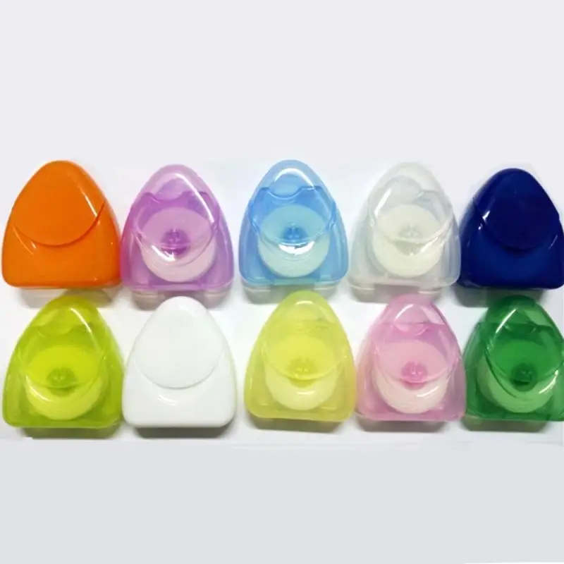 

50m Dentals Floss Ultrafine Dentals Floss Oral Hygiene Teeth Cleaning Dentals Flosser Spool Dentals Care Product (Random Color)