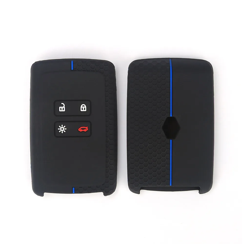 Силиконовый чехол для автомобильного ключа защитный оболочка Renault KOLEOS Kadjar Arkana