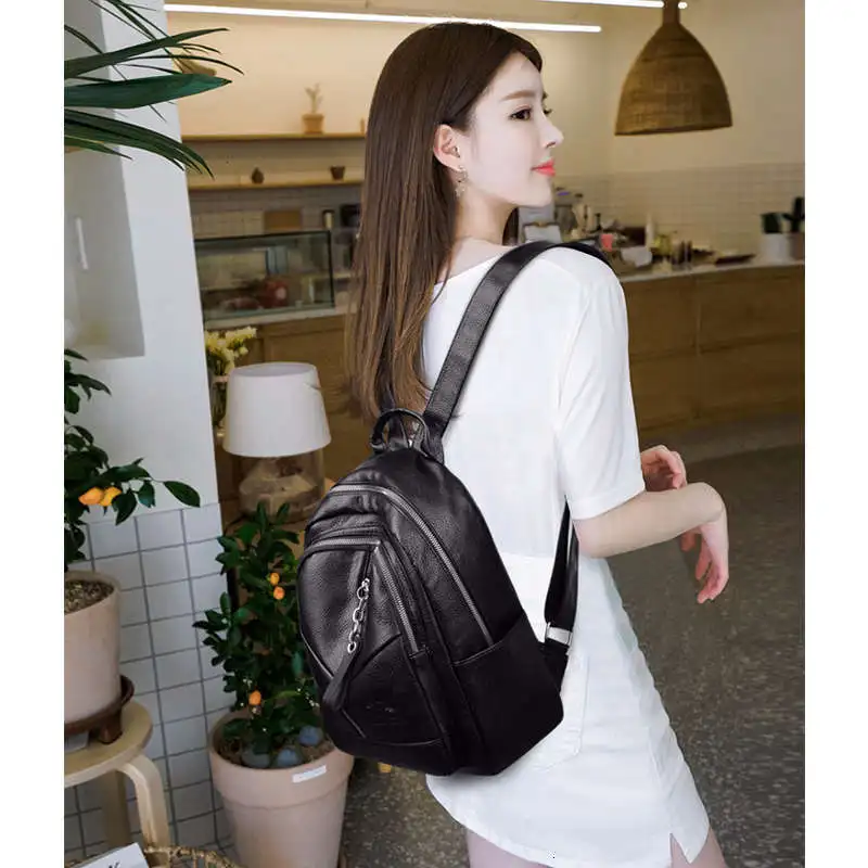 Женский рюкзак Mochilas Sac A Dos, рюкзак для девочек, женские кожаные рюкзаки, высокое качество, винтажный рюкзак для девушек