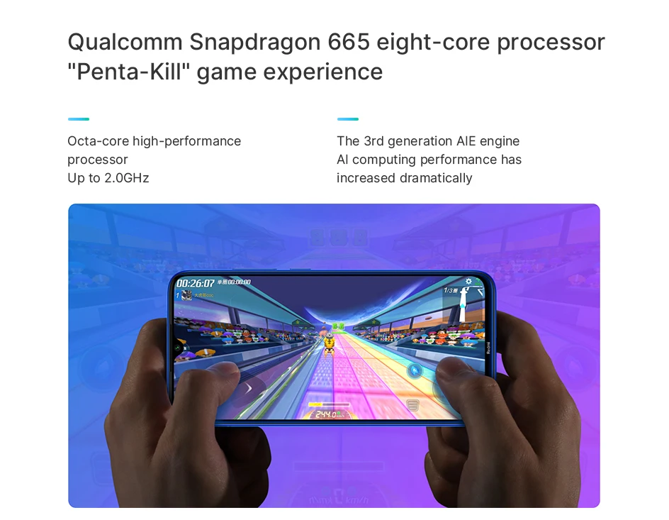 Смартфон Xiaomi Redmi Note 8 с глобальной версией, 3 ГБ, 32 ГБ, Восьмиядерный процессор Snapdragon 665, 4000 мАч, 6,3 дюйма, FHD, 48 МП, четырехъядерный мобильный телефон