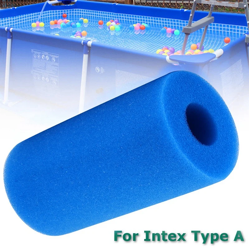 

20Pcs Swimming Pool Accessories Foam Filter Sponge Reusable for Intex Type a Washable Biofoam Clean Filter Foam Sponges