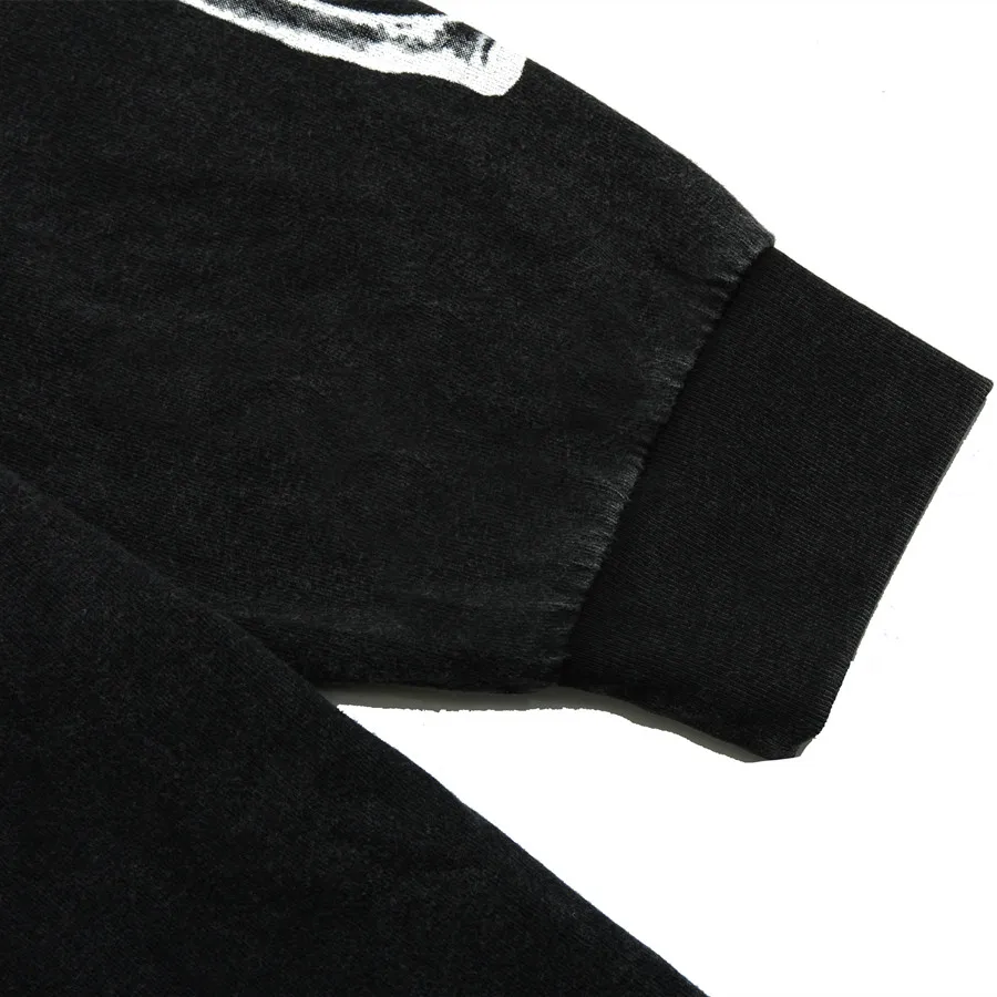 

Hip Hop Skeleton Heart Printed Oversized t shirt Women 2021 Streetwear Harajuku Autumn Long Sleeve Tshirts Tops Women 2021