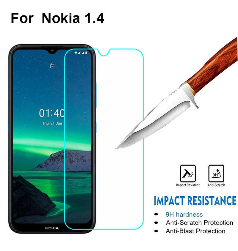 Защитное стекло для Nokia 1 4 3 2 5 закаленное телефона A C 6 7 Vidrio | Мобильные телефоны и
