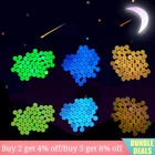 Бусины акриловые светящиеся, 681012 мм, светится в темноте