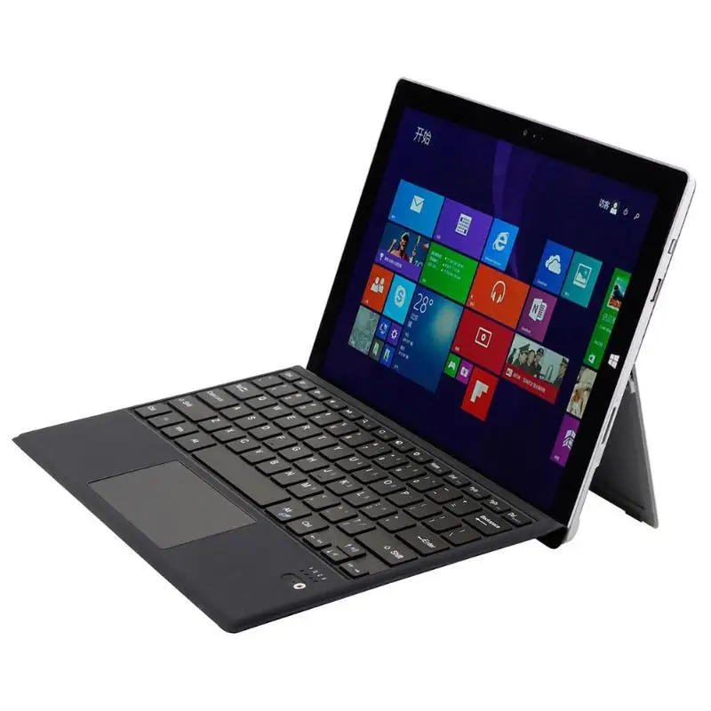 12 inch no Backlit Для microsoft Surface Pro 6/5/4/3 Bluetooth Беспроводной клавиатура 12 дюймов ультратонкий беспроводной планшетный ПК клавиатура для IOS планшетный ПК с системой андроида - Цвет: 12 inch no Backlit