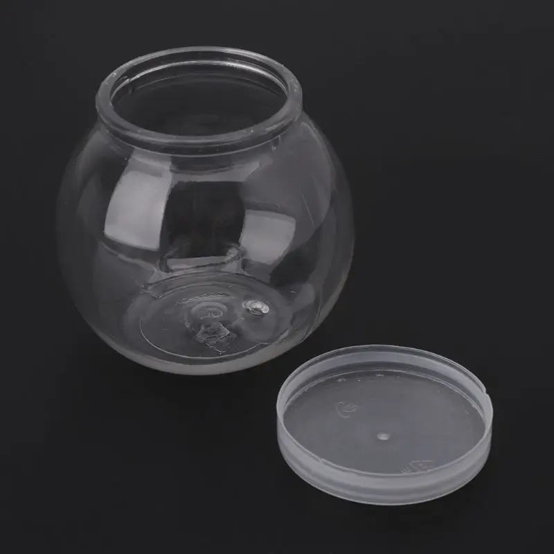 

160ml Round Ball Storage Container Organizer Box For Light Clay Foam Slime Mud