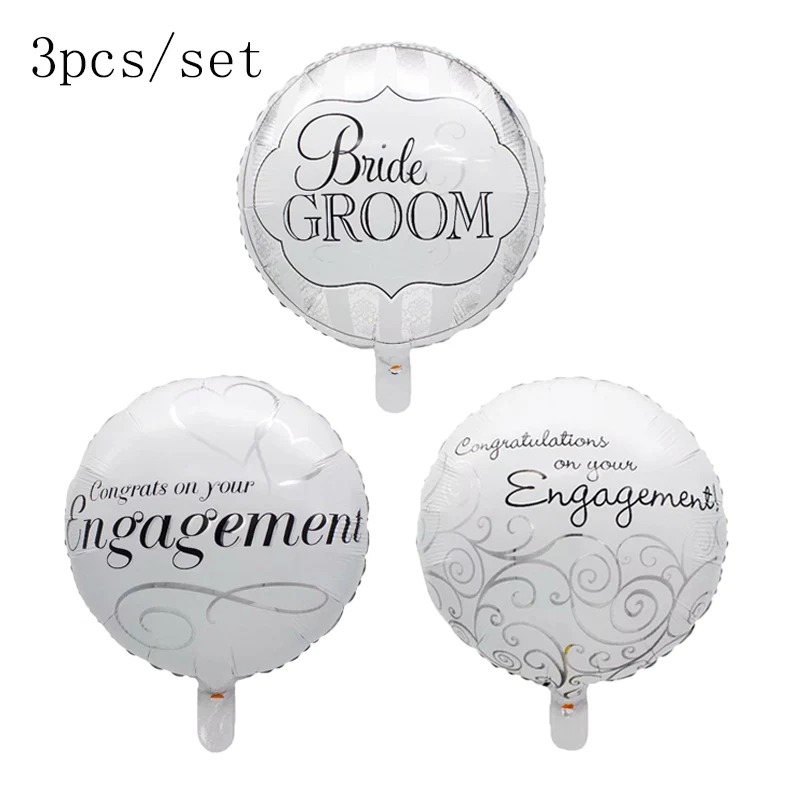 18-дюймовые шары с белым гелием для свадьбы невесты и жениха на День Св. Валентина