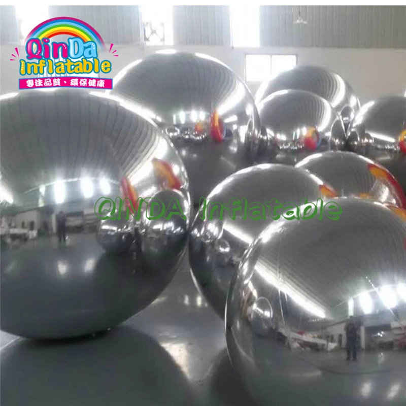 Christmas Decorations inflatable hanging silver mirror ball for event sale decorative large pvc | Игрушки и хобби